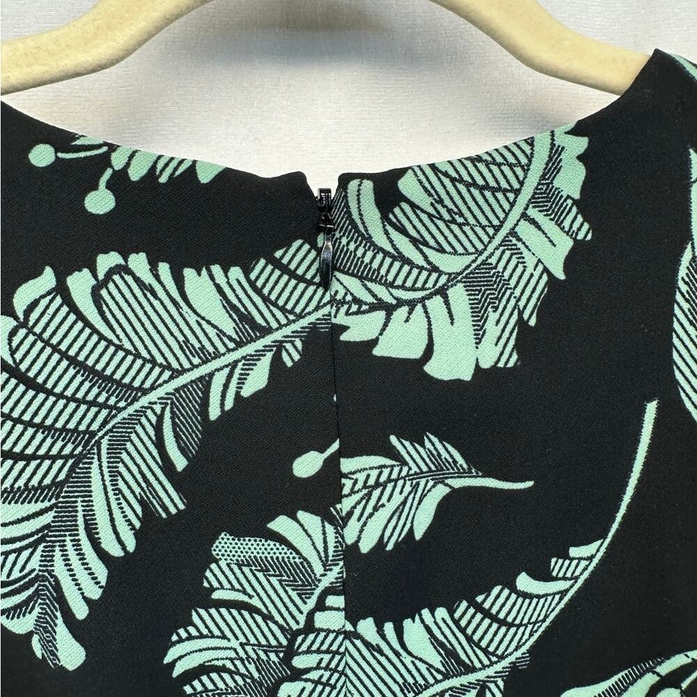 Cinq à Sept Bia Palm Print Mini Dress with Tie Side Size 4 - Picture 6 of 8